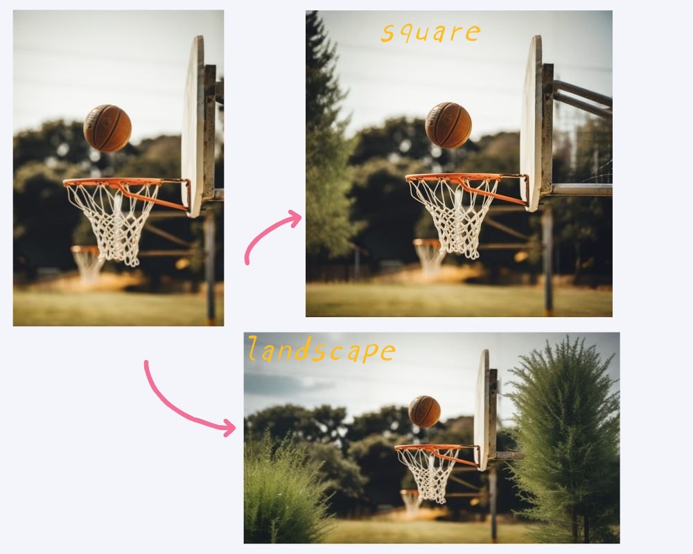 Outpaint Image in Photography Composition Extension